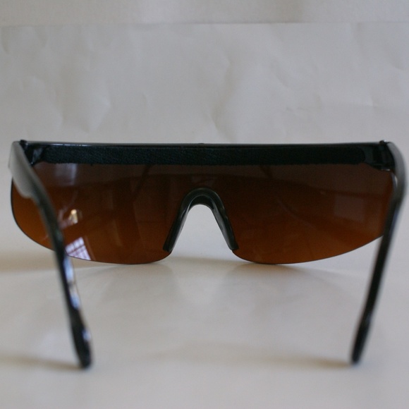 NWT TruVintage 90's Ravon sports blade wrap sunglasses w/true blue blocker lens - Picture 3 of 4